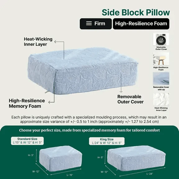 Side Sleeper Pro Pillows Speciality Pillow The White Willow 