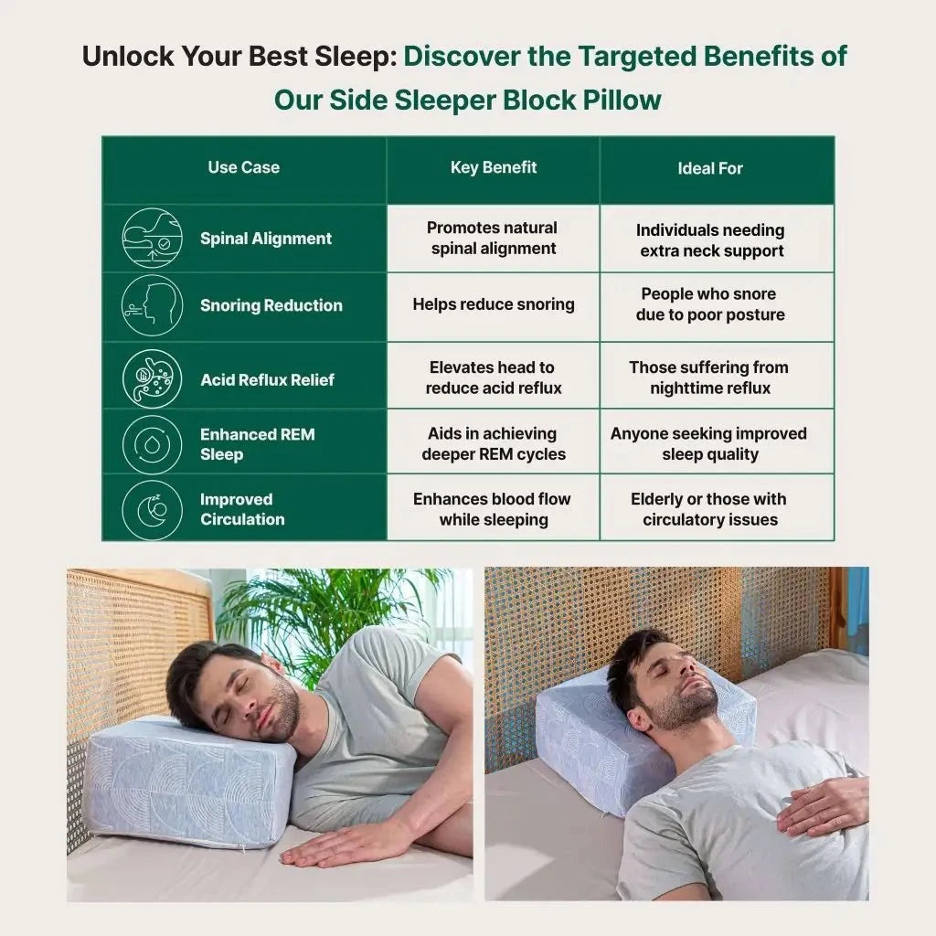 Side Sleeper Pro Pillows Speciality Pillow The White Willow 
