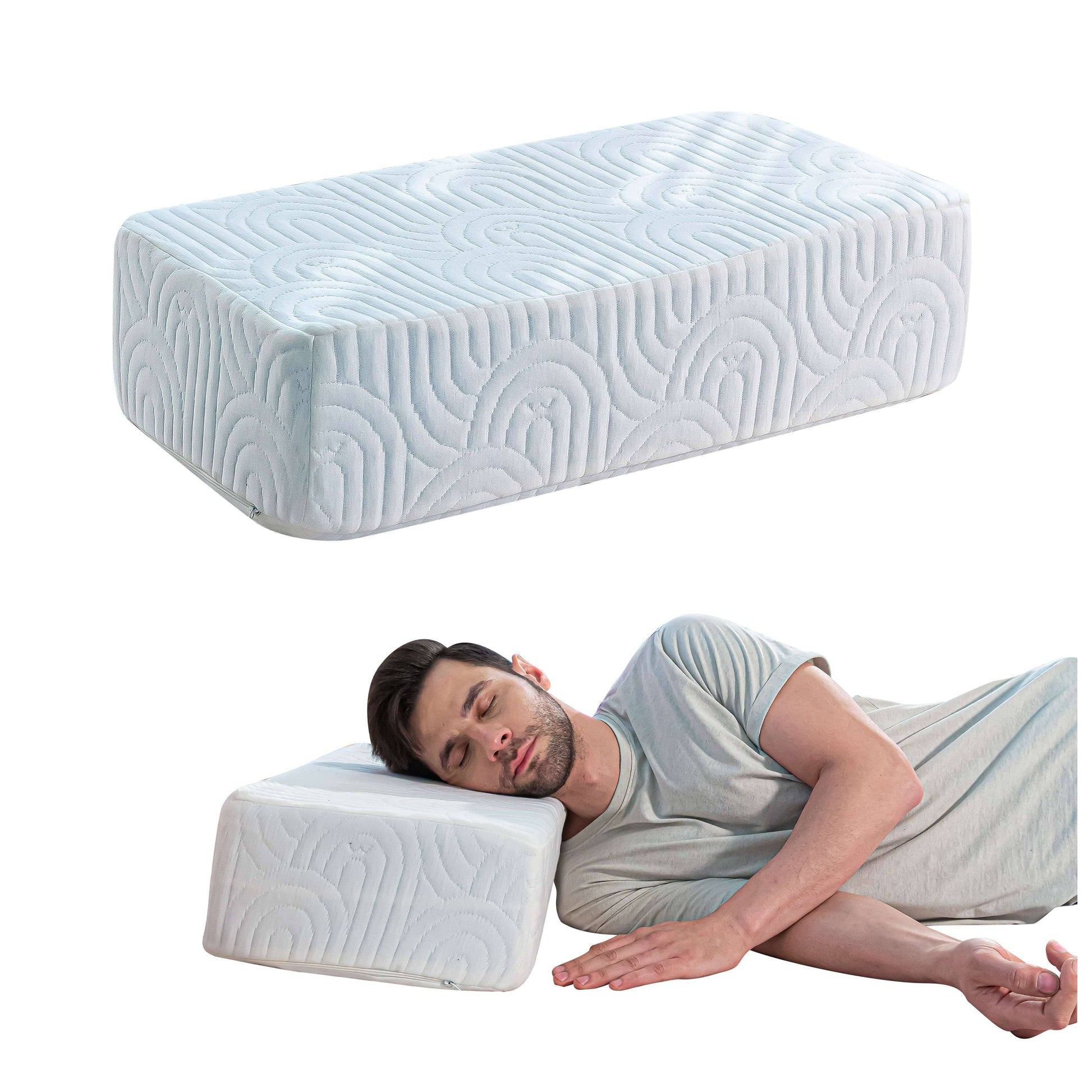 Side Sleeper Pro Pillows Speciality Pillow The White Willow Firm Large Size Creamy Calm