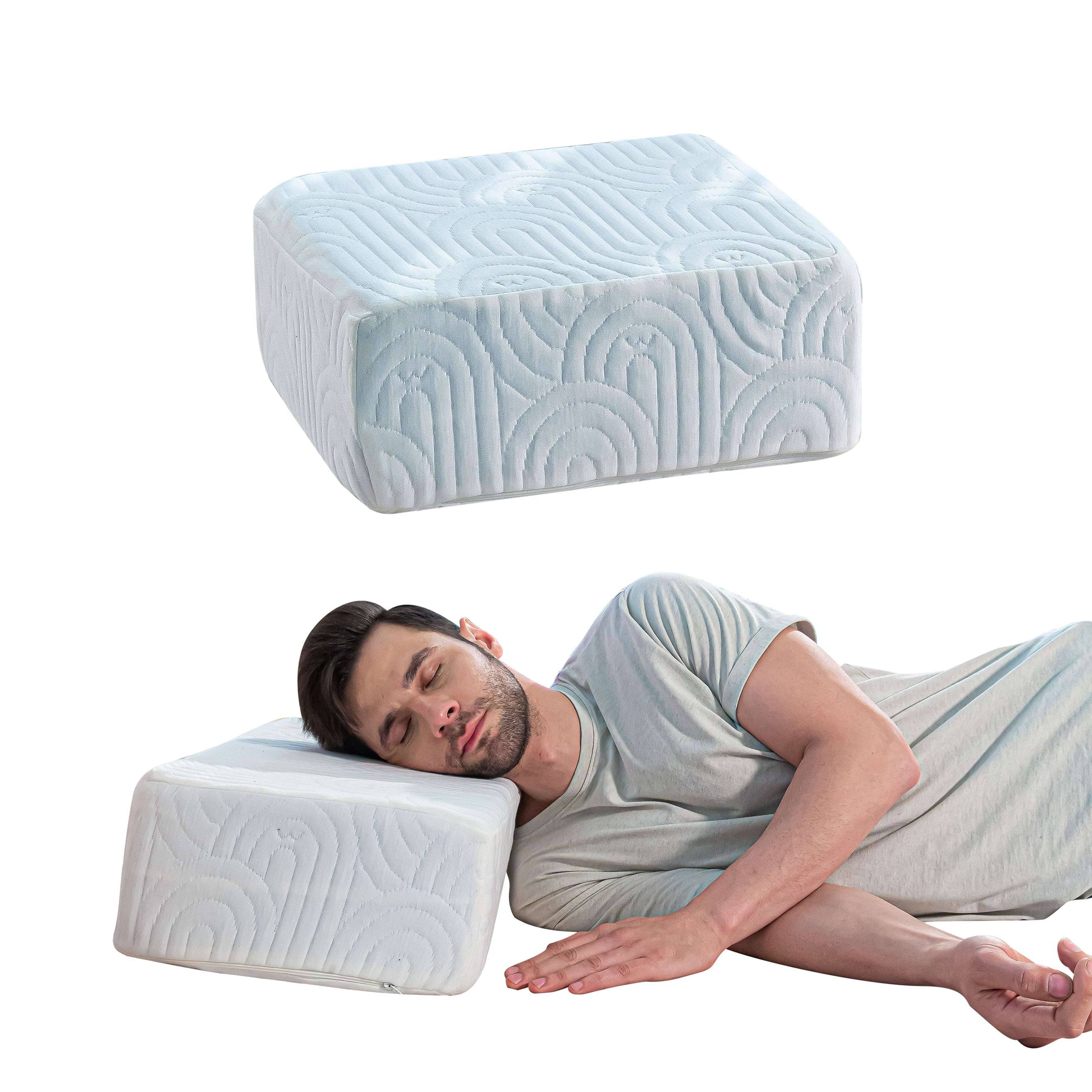 Side Sleeper Pro Pillows Speciality Pillow The White Willow Firm Small Size Creamy Calm