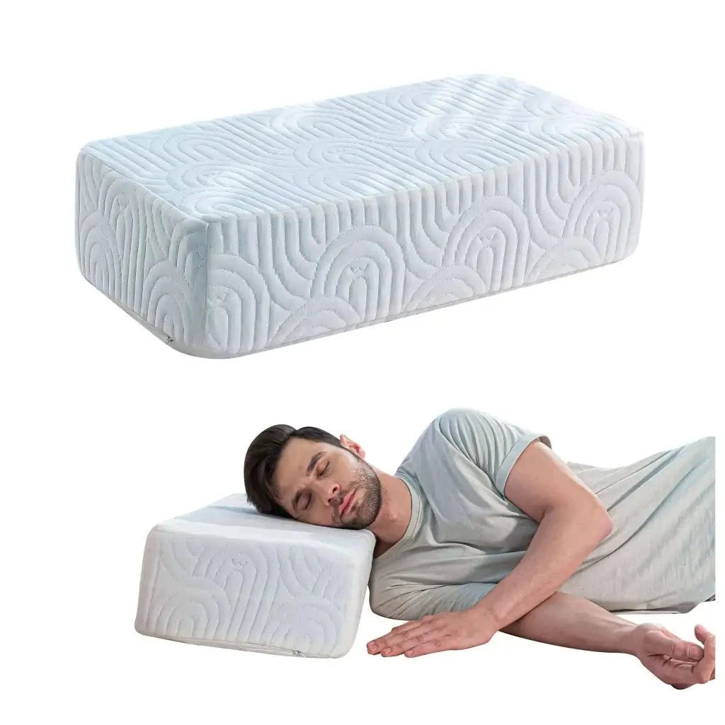 Side Sleeper Pro Pillows Speciality Pillow The White Willow Medium Firm Large Size Creamy Calm
