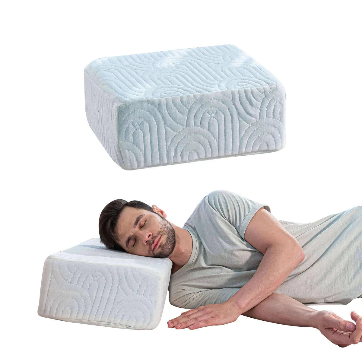 Side Sleeper Pro Pillows Speciality Pillow The White Willow Medium Firm Small Size Creamy Calm
