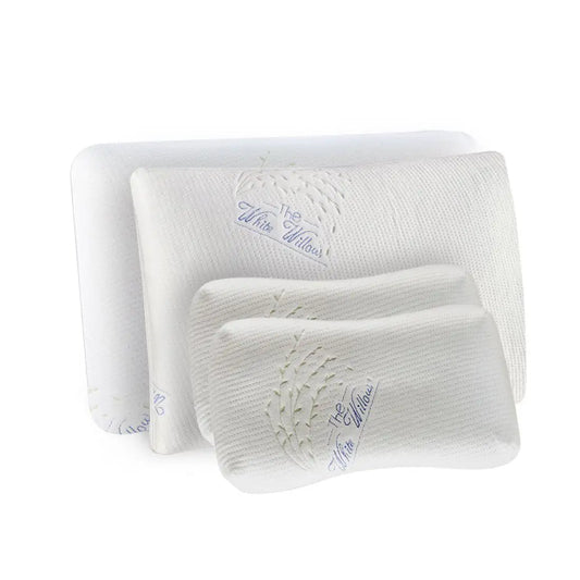 Sleepy Delight - Family Combo - Memory Foam Pillow, Slim Pillow & Junior Kids Pillows - Soft - Combo - Family - The White Willow