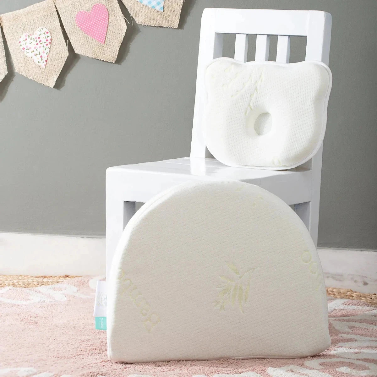 Sleepy Teddy - Baby Essentials Combo - Medium Firm Combo-0-12 Months-Baby-Pillow The White Willow 