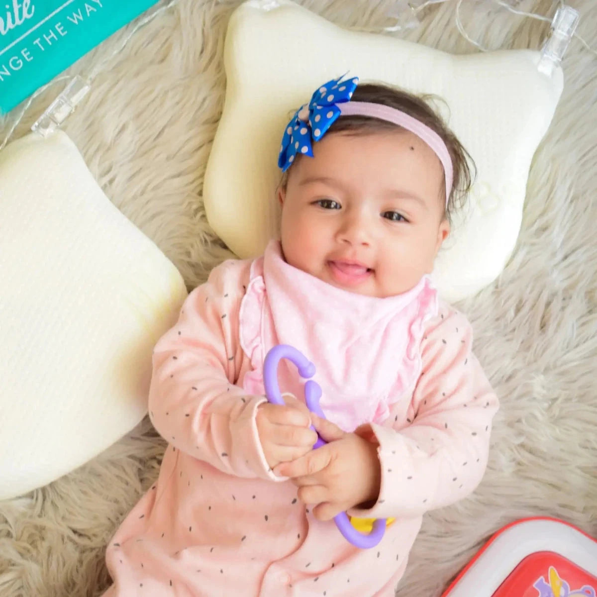 Sleepy Teddy - Baby Essentials Combo - Medium Firm Combo-0-12 Months-Baby-Pillow The White Willow 