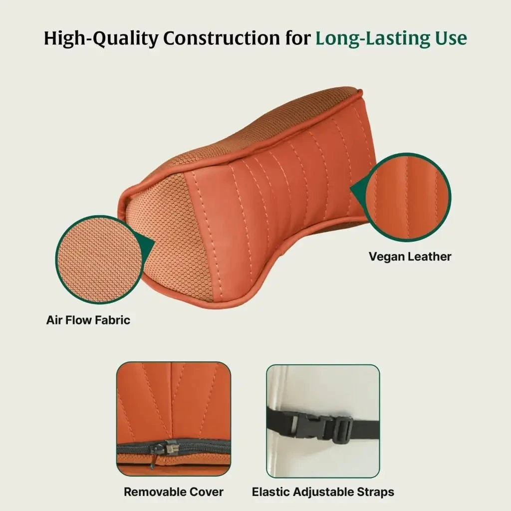 Slim Line Neckrest Travel Pillow The White Willow 