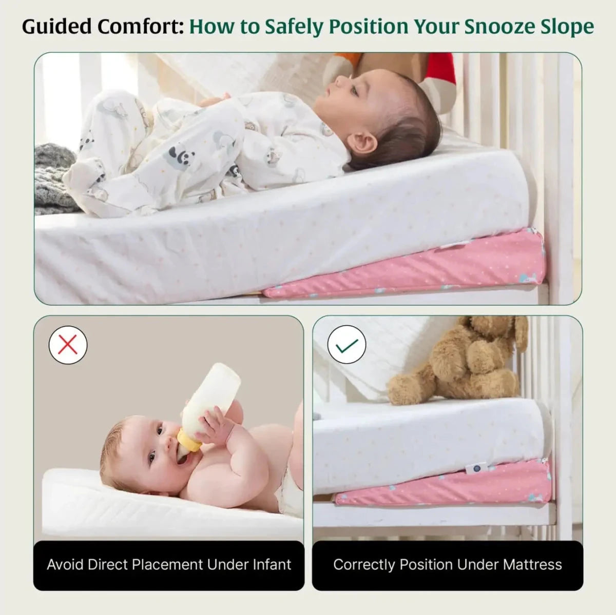 Snooze Slope Under-Mattress Full Size Wedge Baby-0-12 Months-Wedge The White Willow 