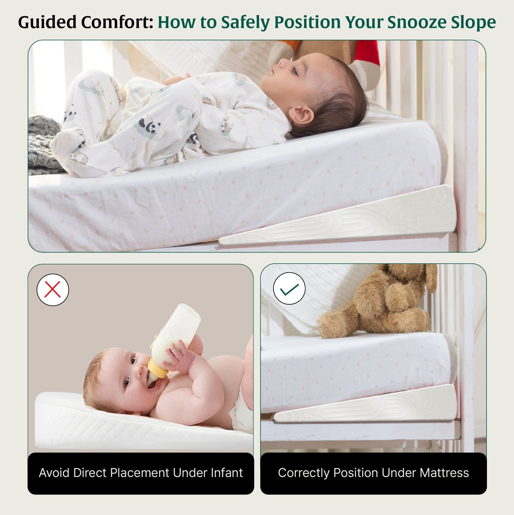 Snooze Slope Under-Mattress Full Size Wedge Baby-0-12 Months-Wedge The White Willow 