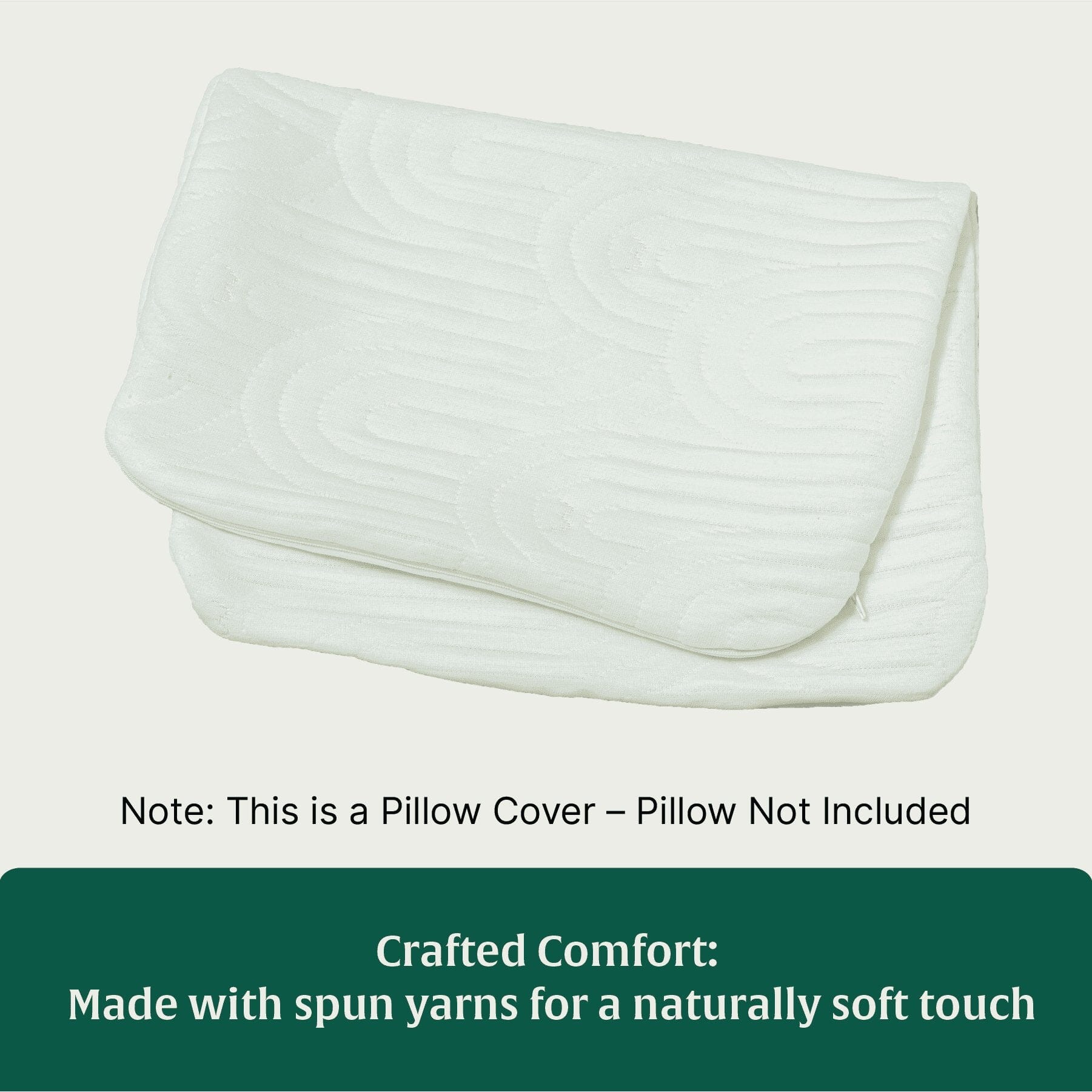 Soft Fabric Cover For Platform Wedge Cover With Zip - Pillow Cover - The White Willow