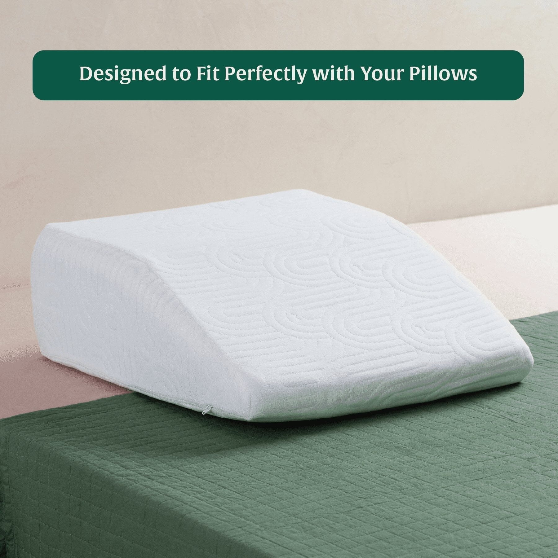 Soft Fabric Cover For Platform Wedge Cover With Zip Pillow Cover The White Willow 