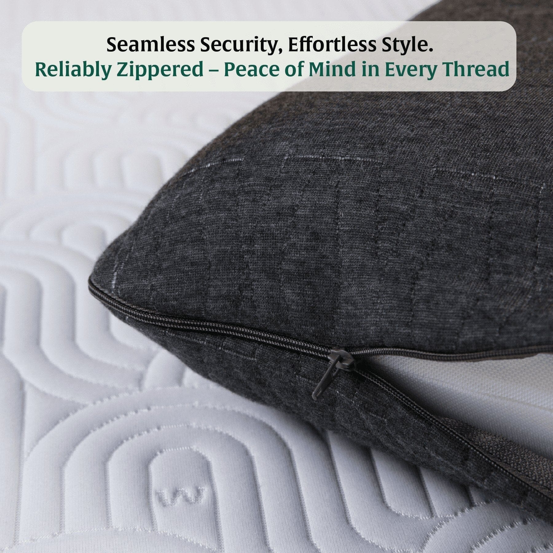 Soft Fabric Cover For Platform Wedge Cover With Zip Pillow Cover The White Willow 