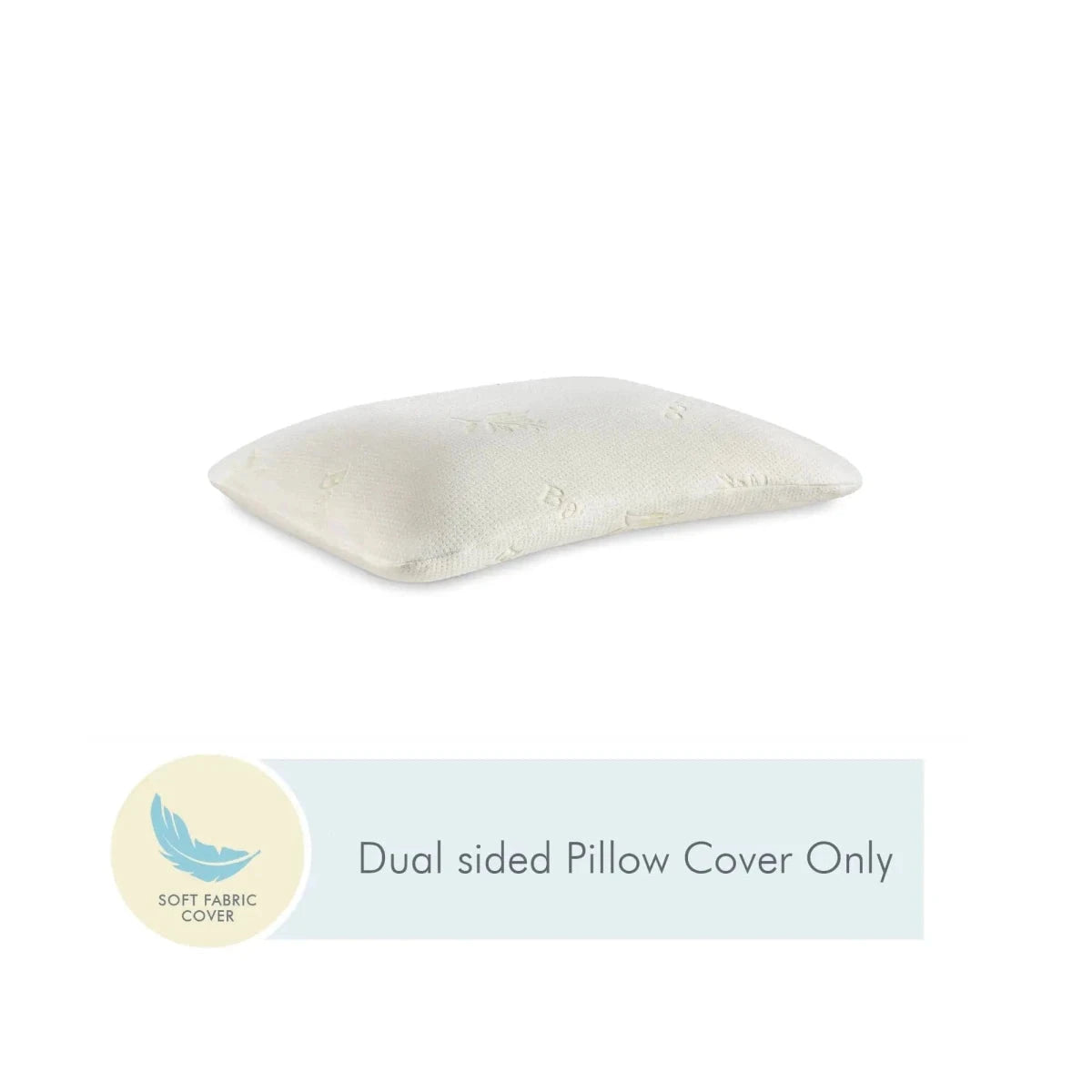 Soft Fabric Dual Sided Pillow Cover Only Pillow Cover The White Willow Green 