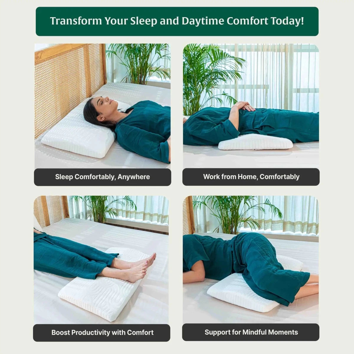 SpineAlign Support Pillow - Speciality Pillow - The White Willow