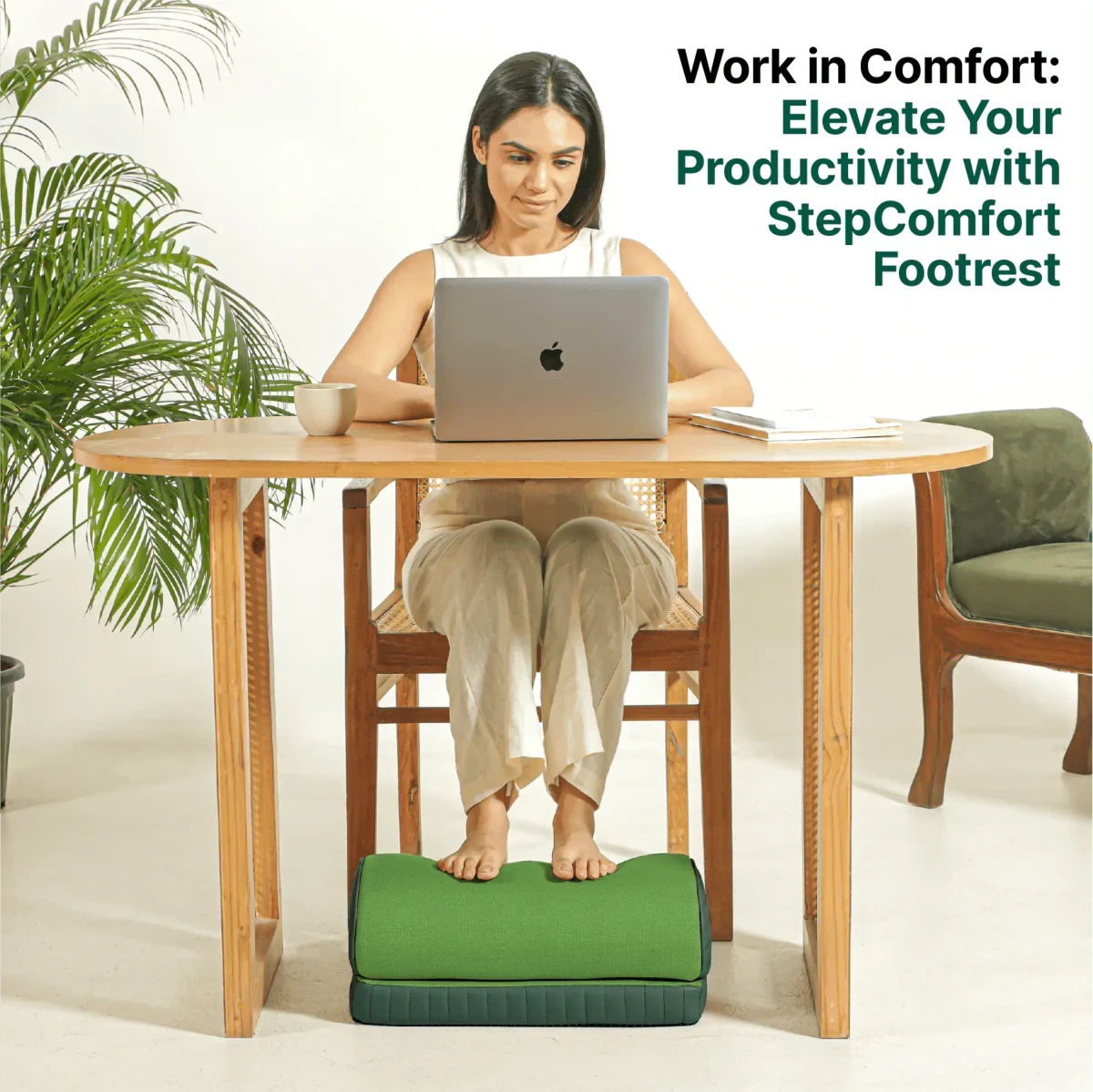 StepComfort Arch Footrest Foot Rest Cushion The White Willow 