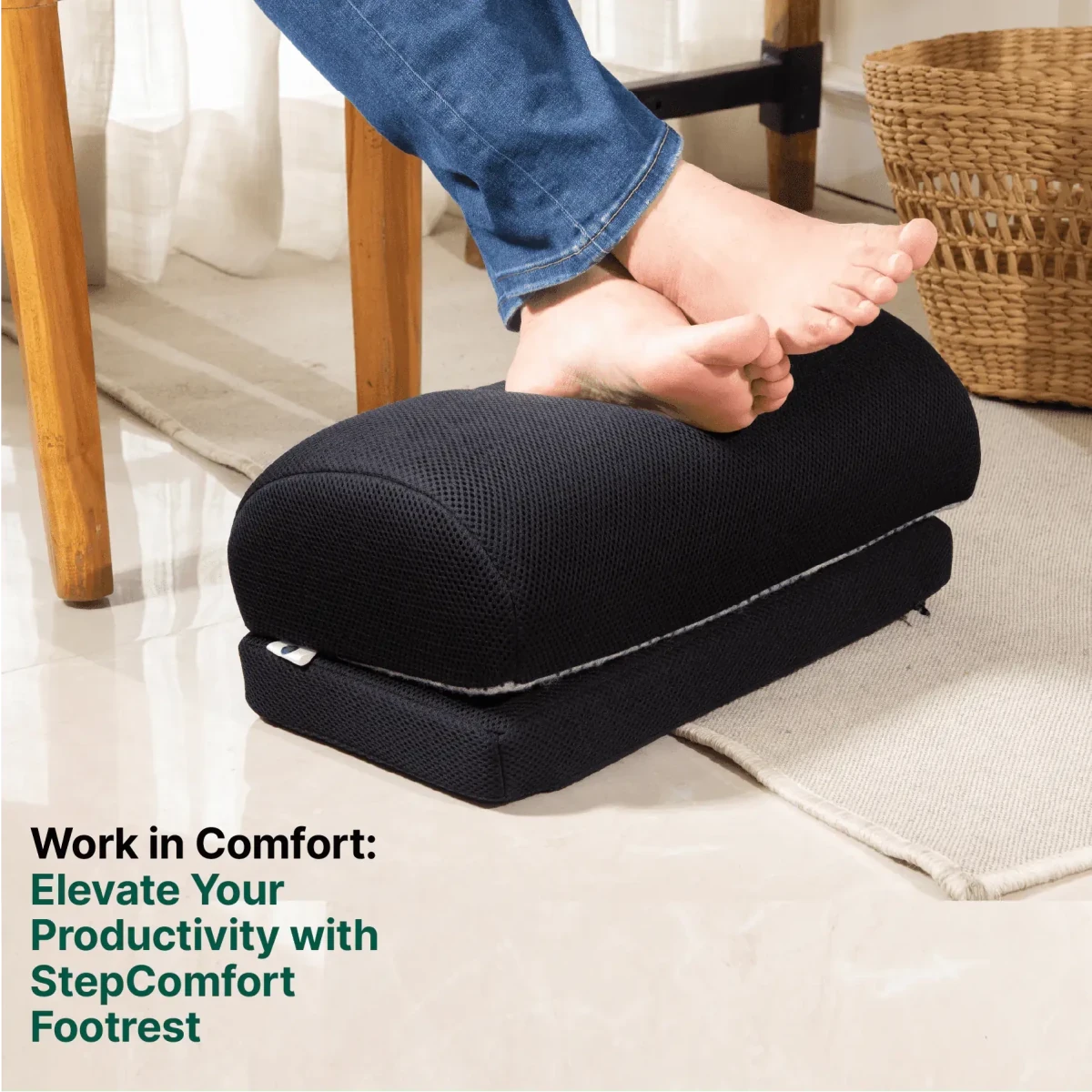 StepComfort Arch Footrest Foot Rest Cushion The White Willow 