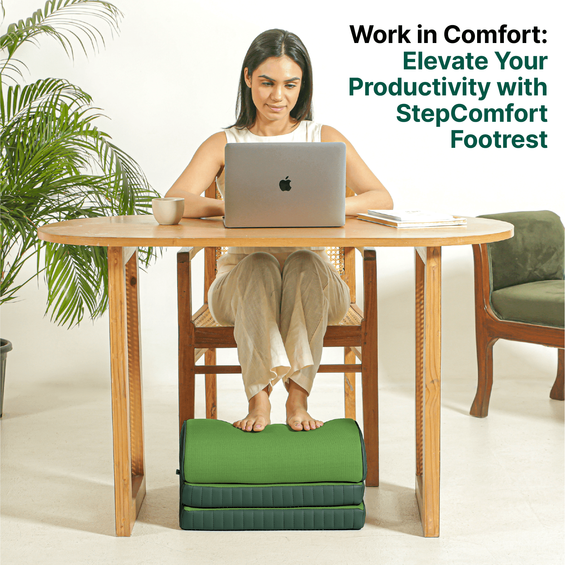 StepComfort Arch Footrest Foot Rest Cushion The White Willow 
