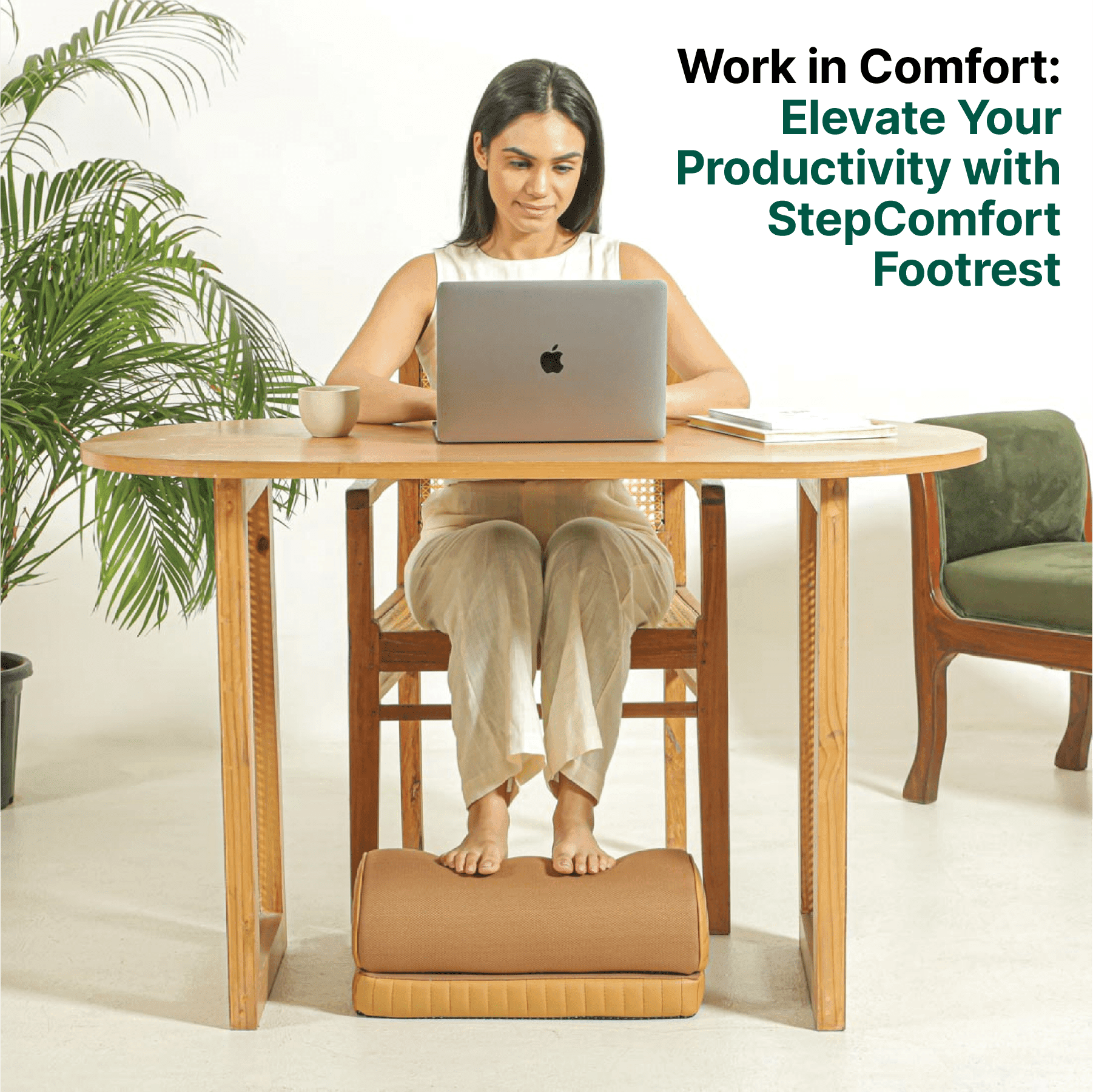 StepComfort Arch Footrest Foot Rest Cushion The White Willow 