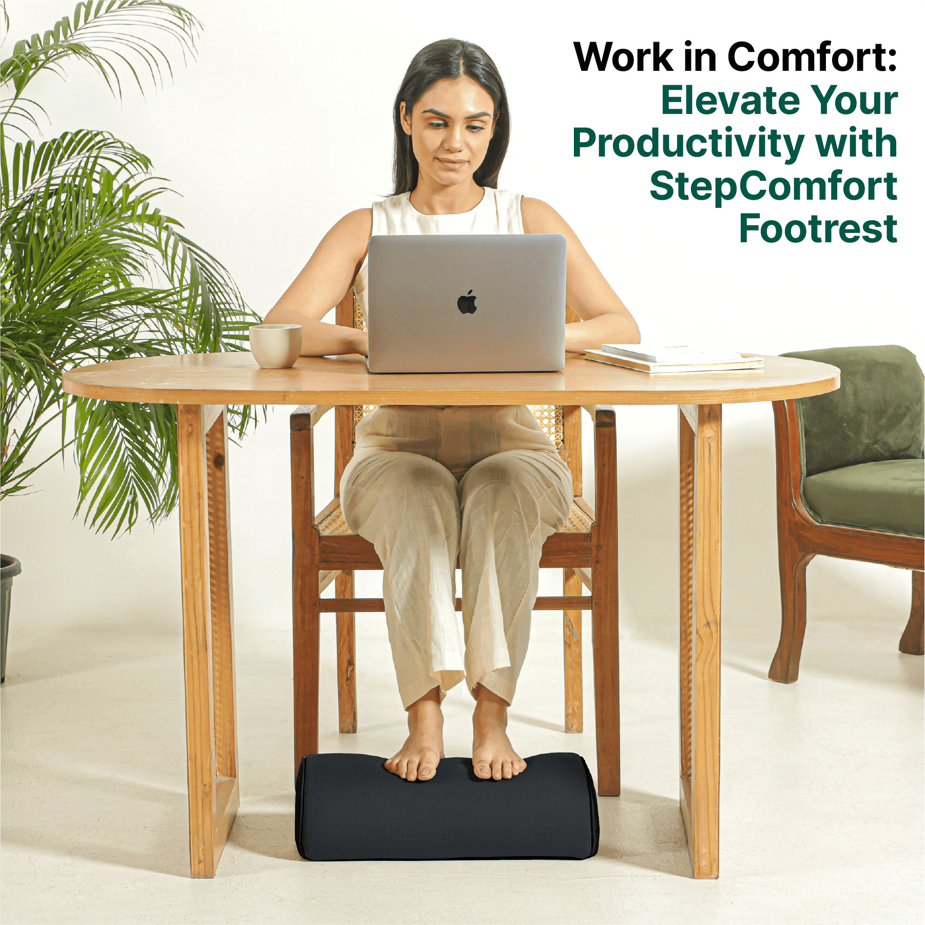 StepComfort Arch Footrest Foot Rest Cushion The White Willow 