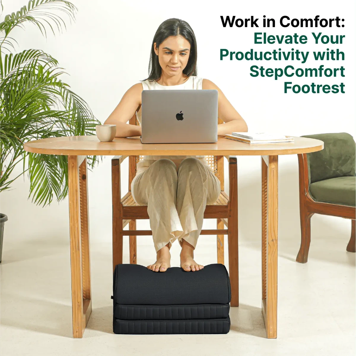 StepComfort Arch Footrest Foot Rest Cushion The White Willow 