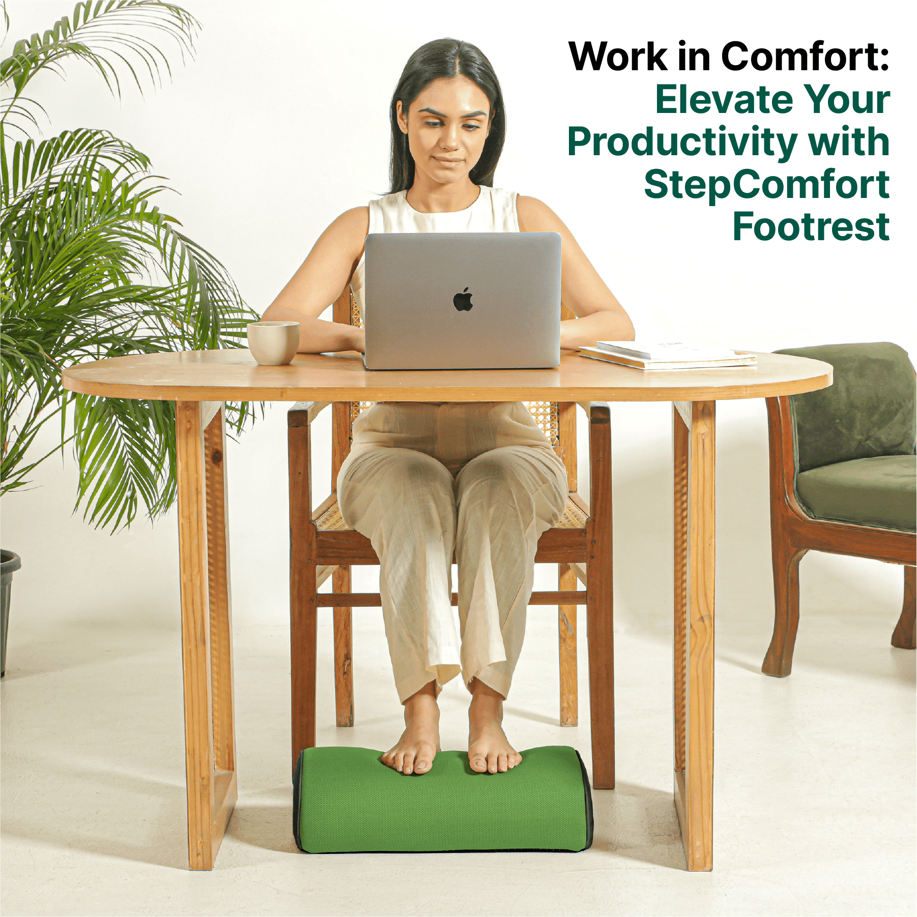 StepComfort Arch Footrest Foot Rest Cushion The White Willow 