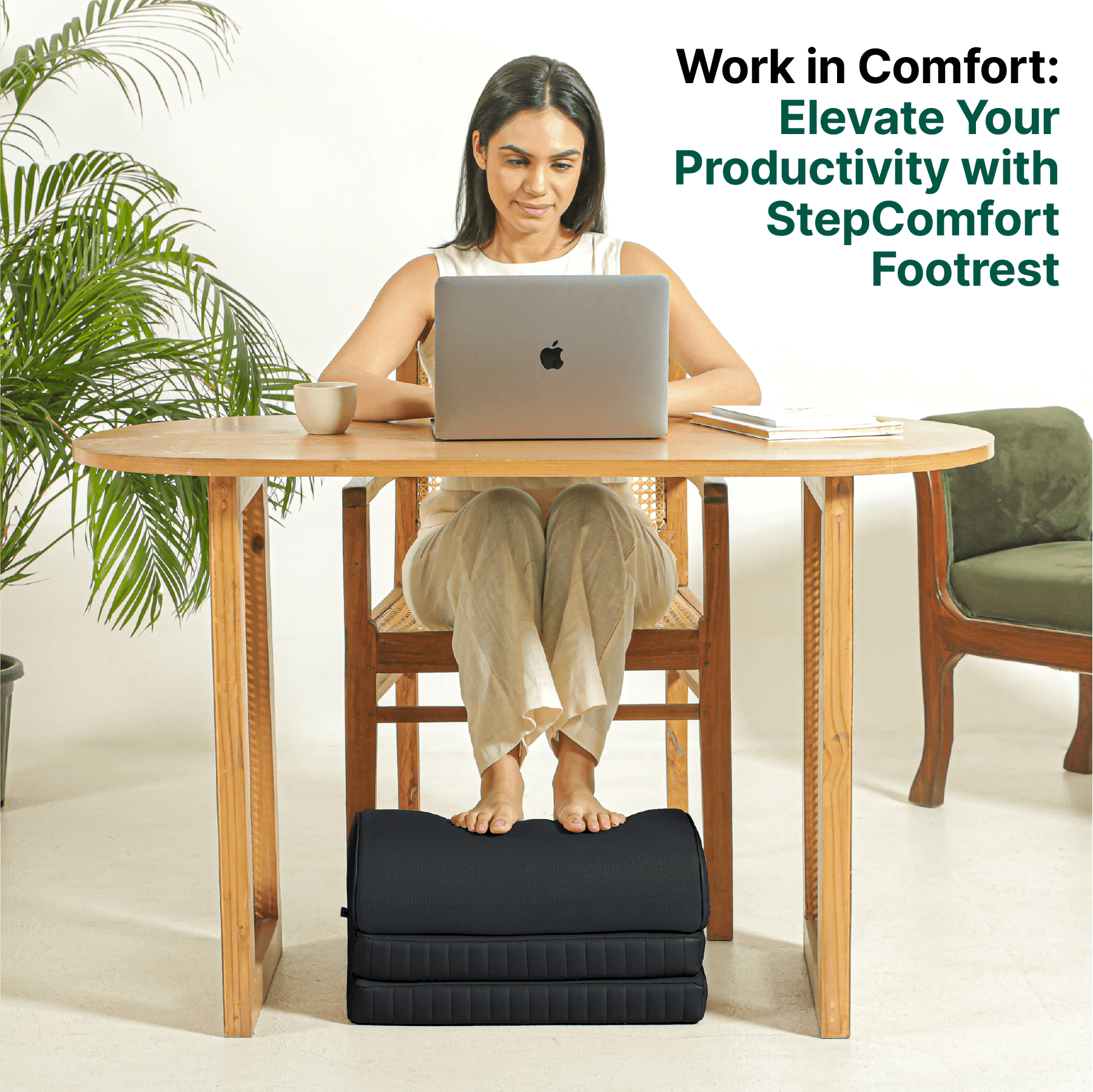 StepComfort Arch Footrest Foot Rest Cushion The White Willow 
