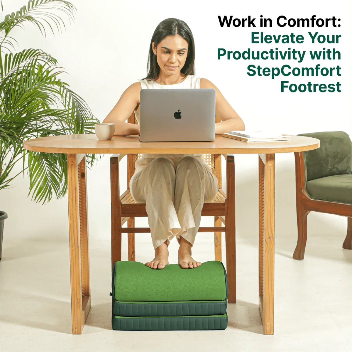 StepComfort Arch Footrest Foot Rest Cushion The White Willow 