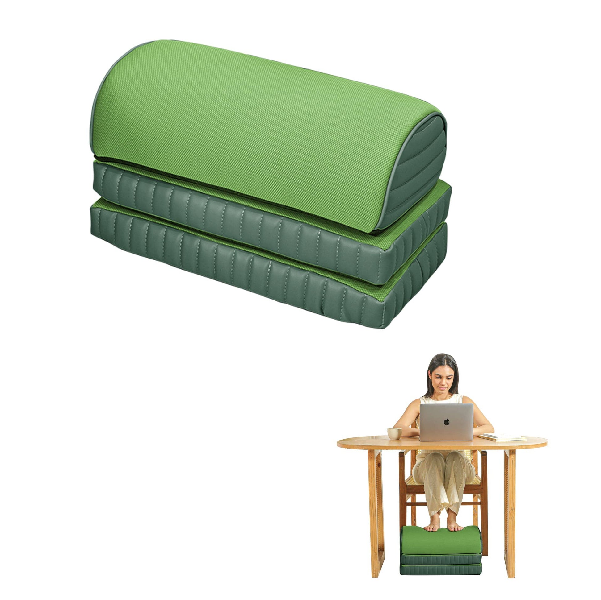 StepComfort Arch Footrest Foot Rest Cushion The White Willow Adjustable Footrest- 3 layers Forest 