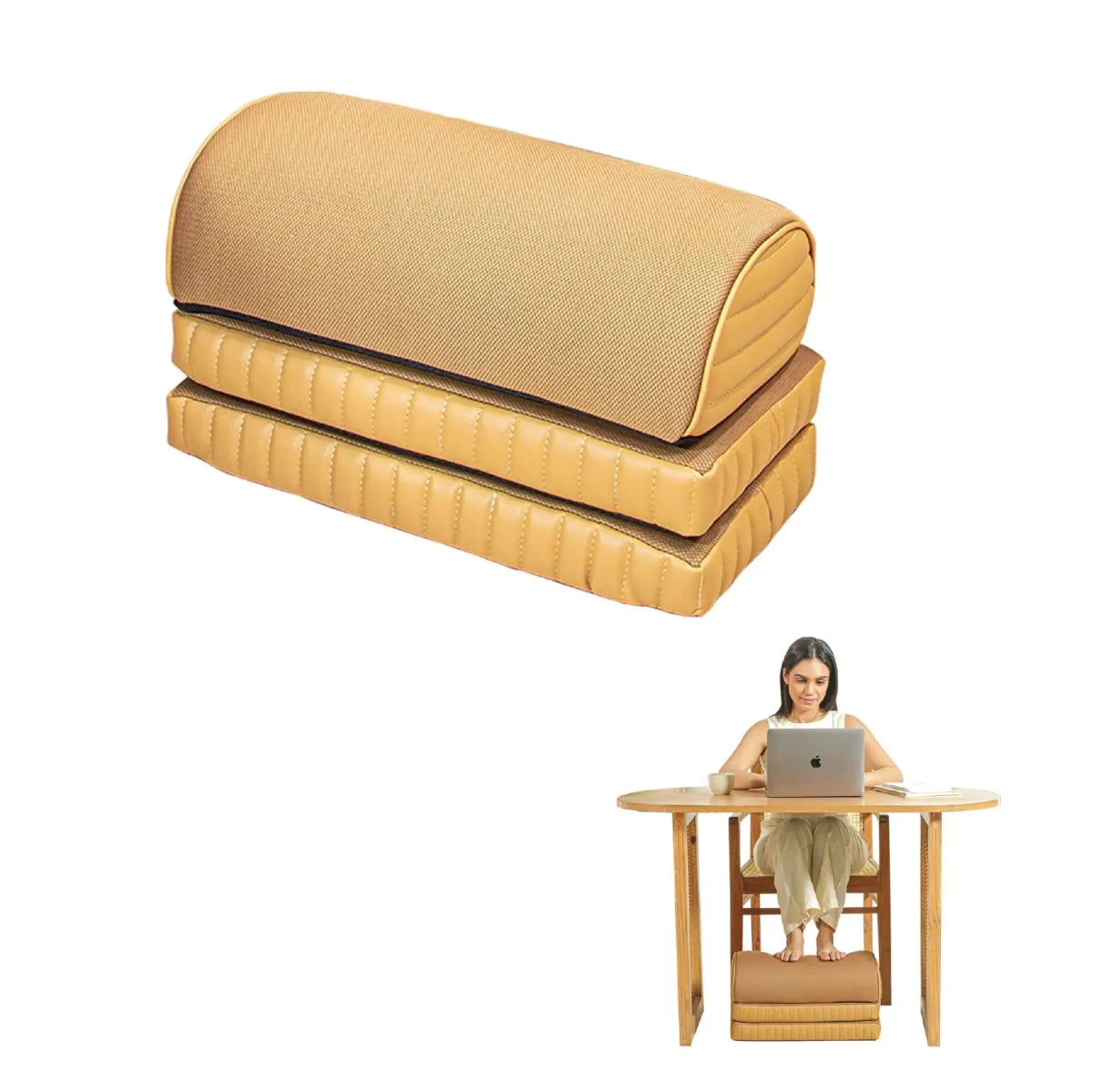 StepComfort Arch Footrest - Foot Rest Cushion - The White Willow
