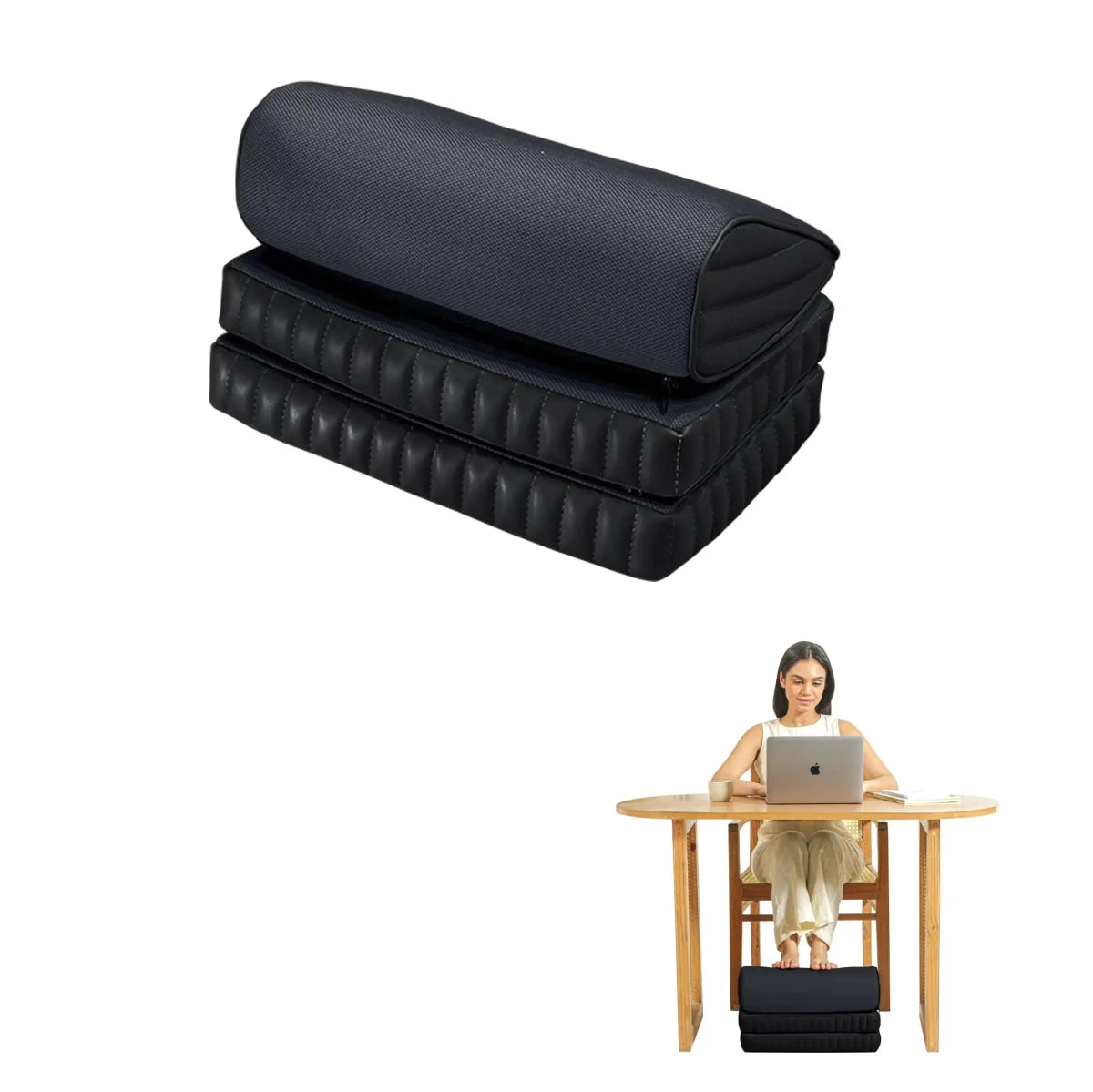 StepComfort Curve Footrest - Foot Rest Cushion - The White Willow