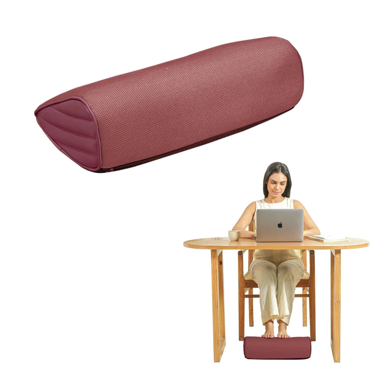 StepComfort Curve Footrest - Foot Rest Cushion - The White Willow