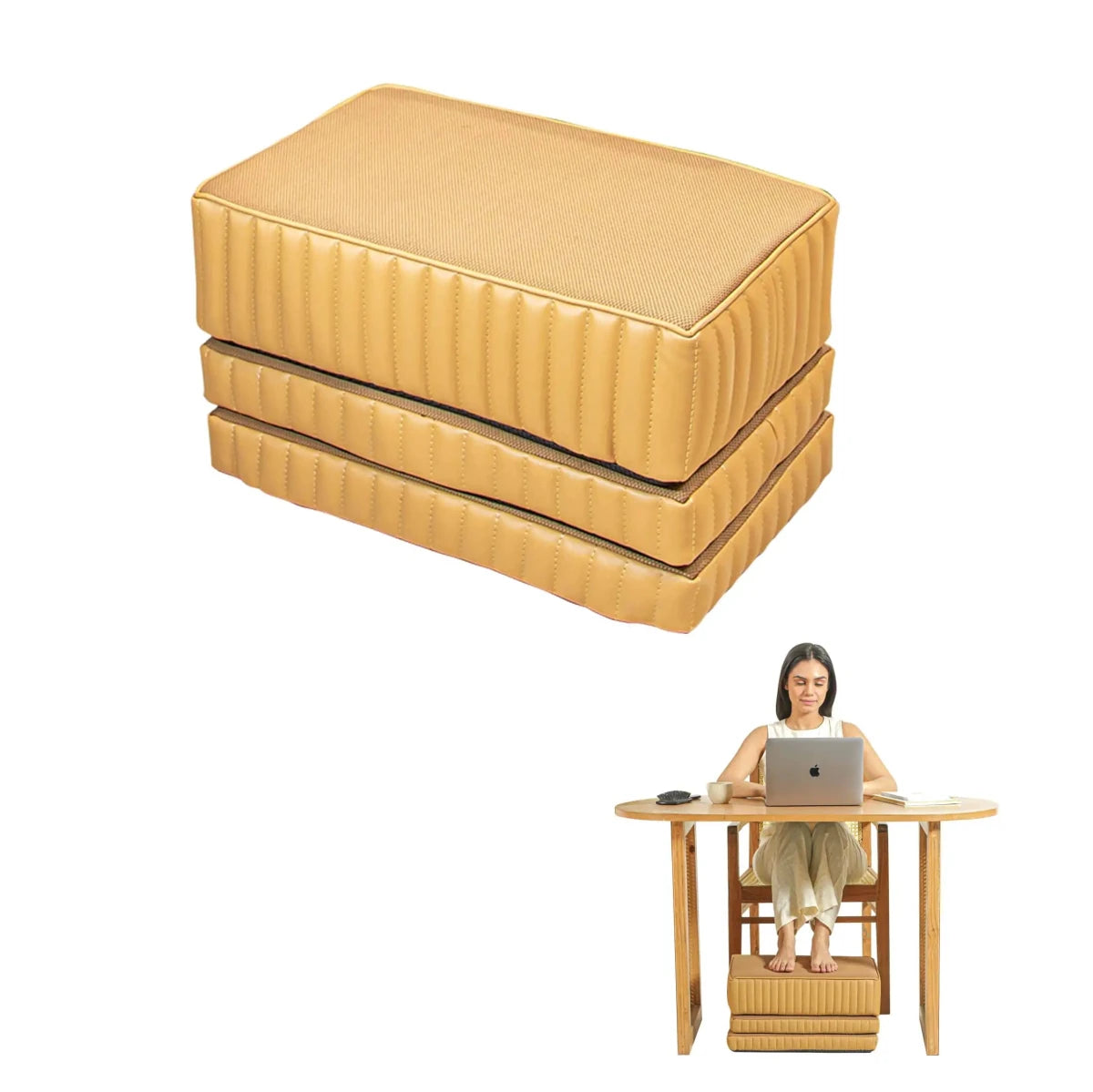 StepComfort Platform Footrest - Foot Rest Cushion - The White Willow