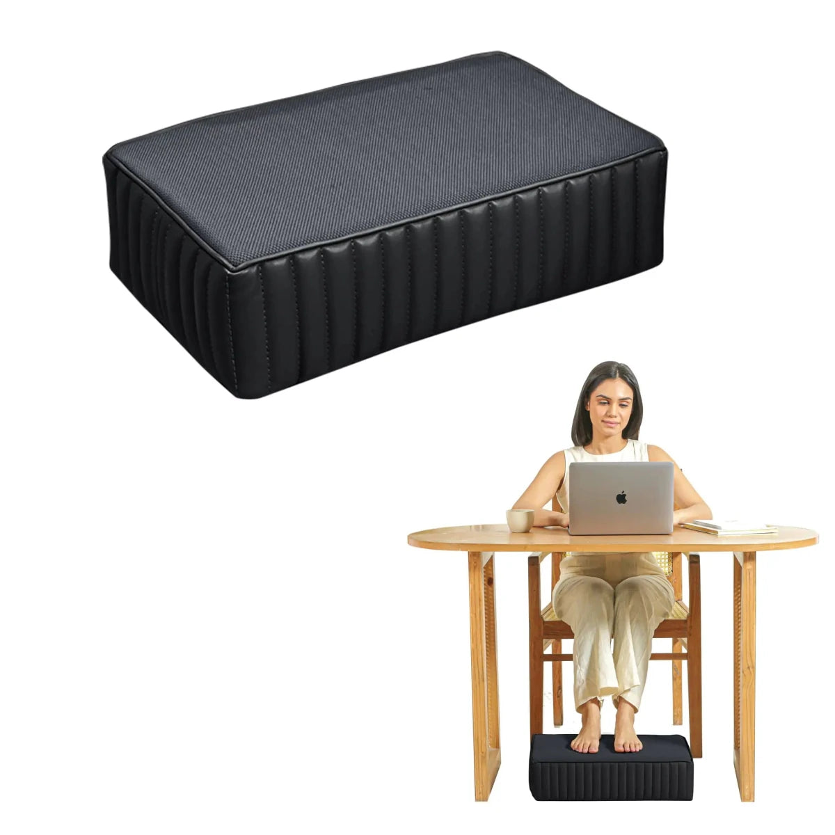 StepComfort Platform Footrest - Foot Rest Cushion - The White Willow
