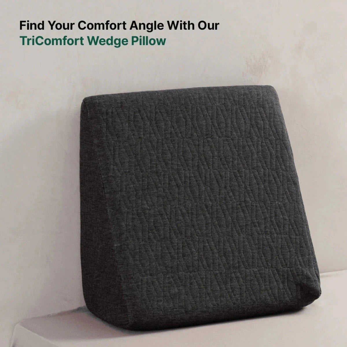 Terra- Cooling Gel Egg Crate & HR Foam Bed Wedge Pillow - Medium Firm Bed Wedge The White Willow 