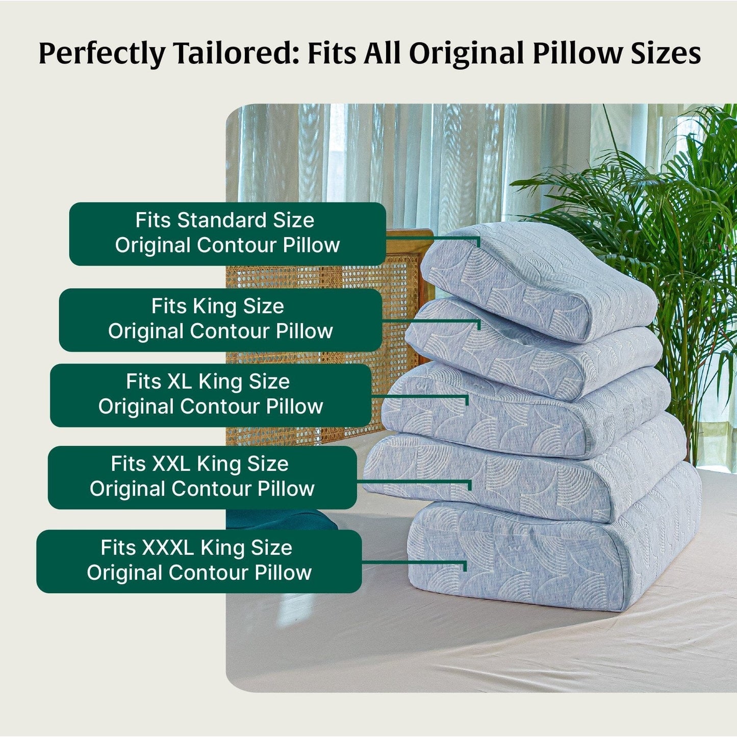 The Original Contour Pillows Cover Only Pillow Cover The White Willow 