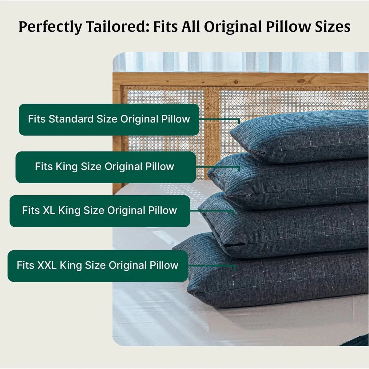 The Original Pillows Cover Only - King Size - Pillow Cover - The White Willow