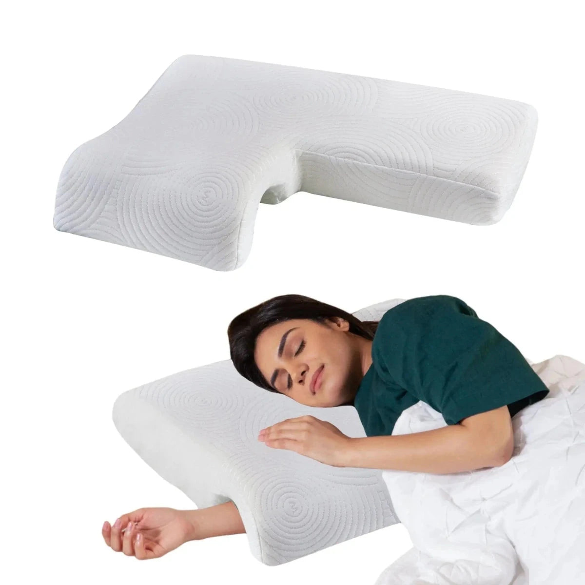 TogetherRest Hug Pillow Speciality Pillow The White Willow Right Side Lunar Soft 