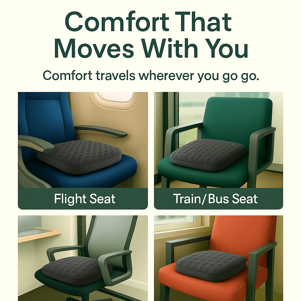 TravelEase Travel Seat Cushion - The White Willow