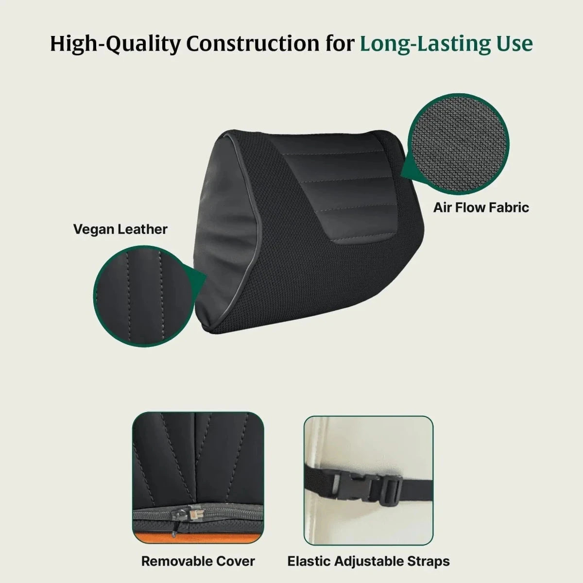 TriComfort Neckrest Travel Pillow The White Willow 
