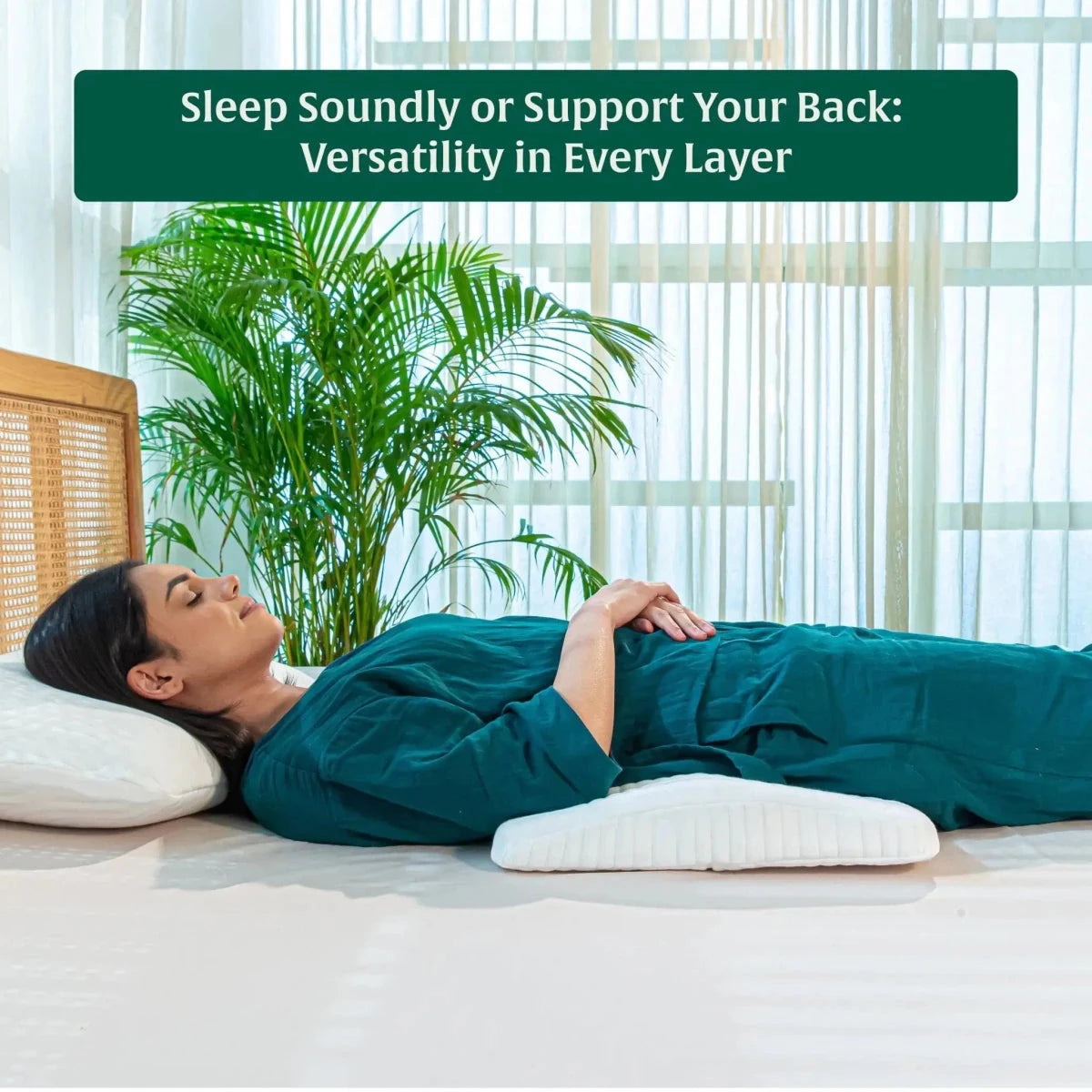 Triple Layer Adjustable Comfort Pillow Regular Pillow The White Willow 