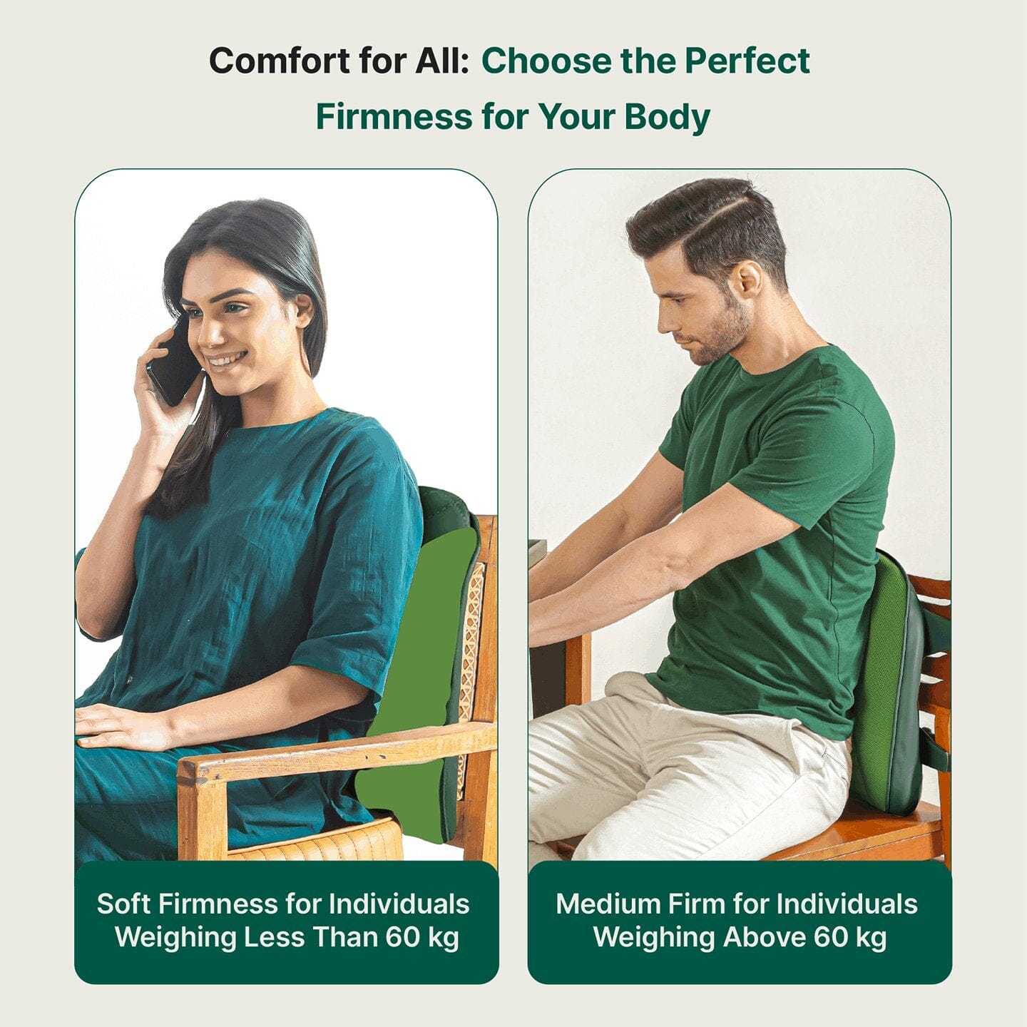 UpperEase Back Comfort Pillow Lumbar Back Support The White Willow 