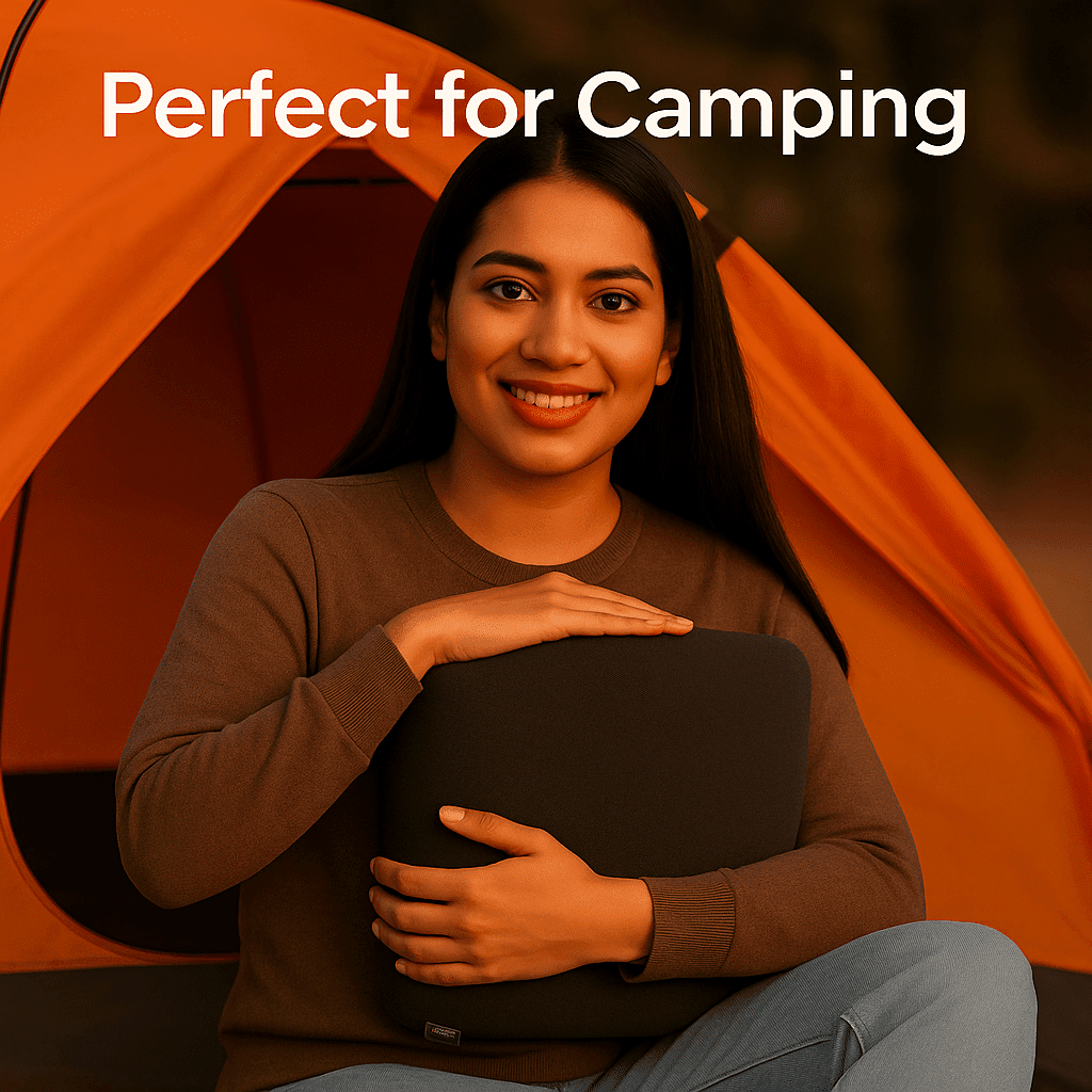 WanderEase Memory Foam Camping Pillow - free gift Hidden The White Willow 