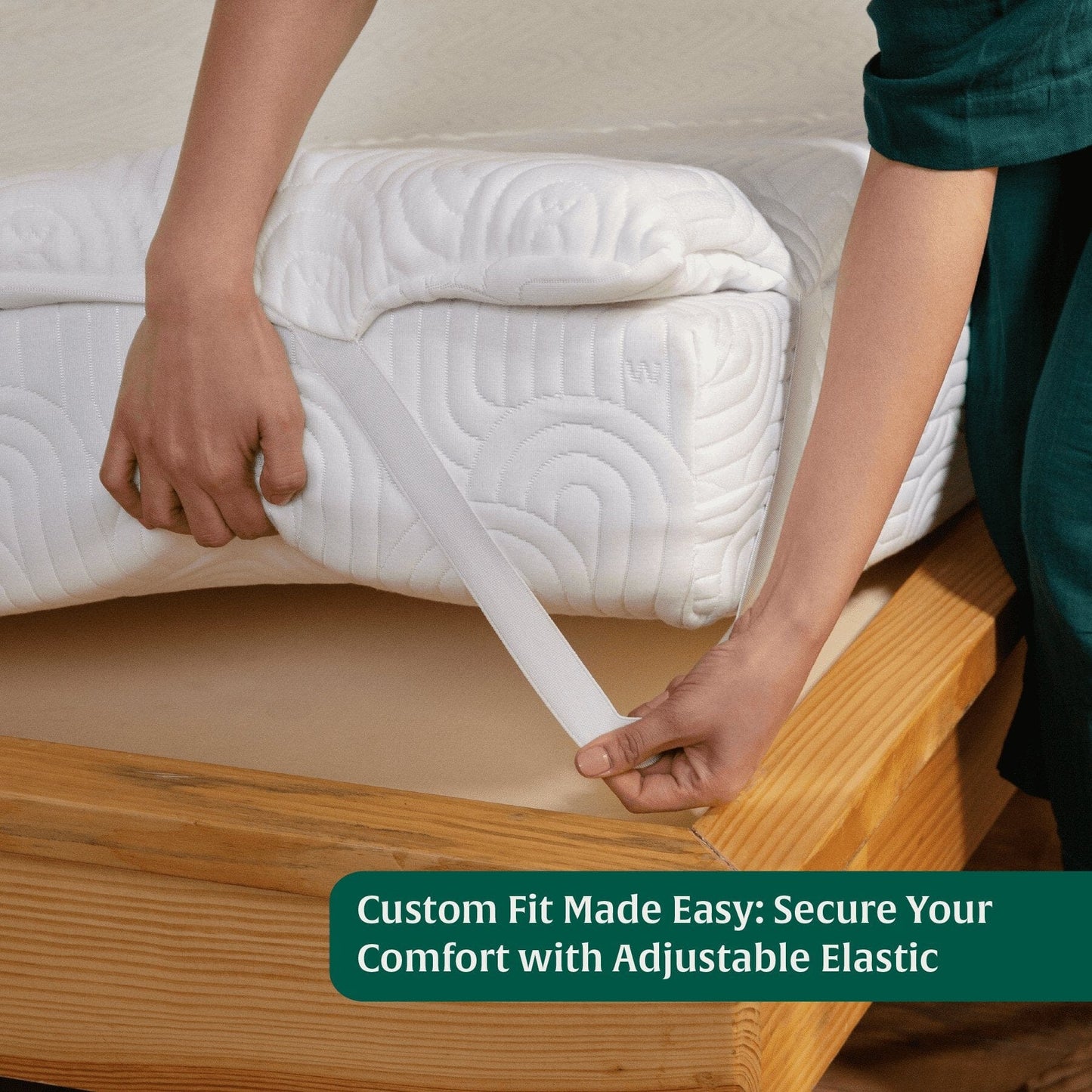 WhisperSleep Mattress Topper Single The White Willow 