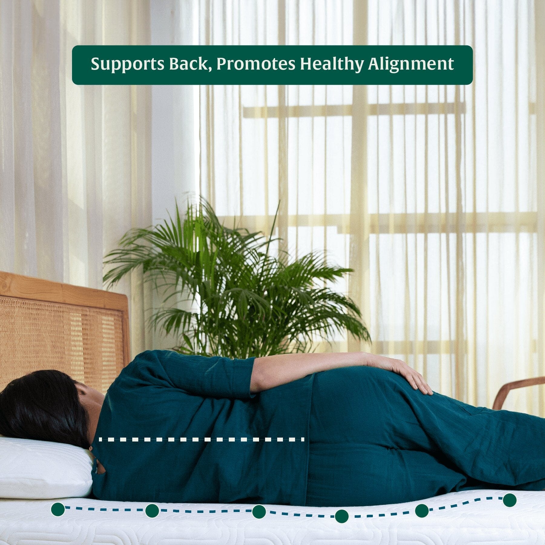 WhisperSleep Mattress Topper Single The White Willow 