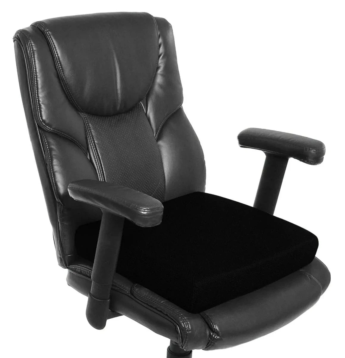 Workathon - Work From Home Combo - HR Foam Lumbar Backrest Pillow & Indoor Square Seat Cushion - 16" x 16" - Medium Firm Combo-Back-Seat The White Willow 