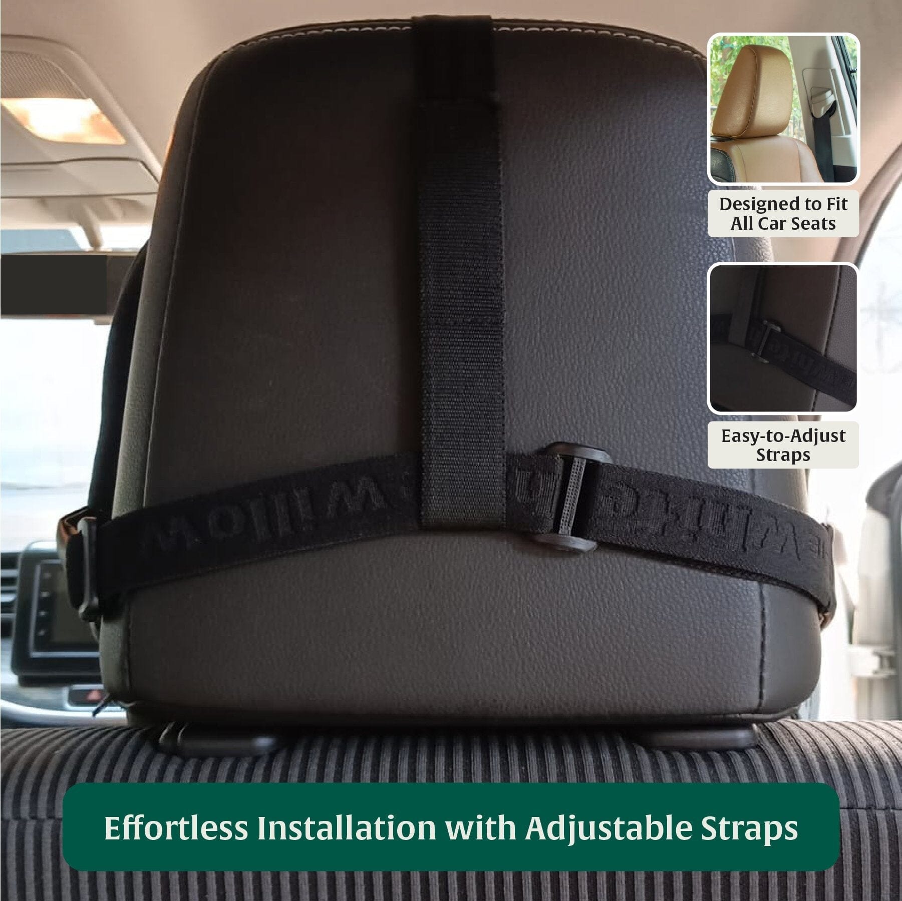 Zencurve Car Neckrest Travel Pillow The White Willow 