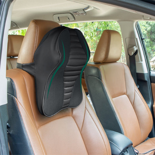 Zencurve Car Neckrest Travel Pillow The White Willow Midnight 1 
