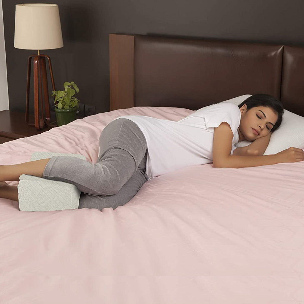 US Leg Pillow Knee Pillow Sleeping Cushion Support Between Side Rest Memory  Foam