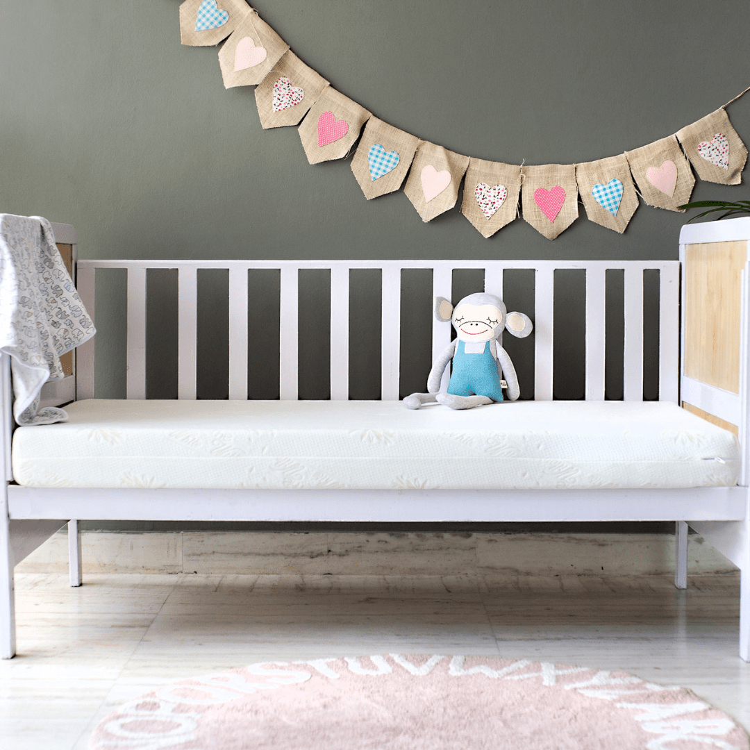 Memory foam mattress top topper for baby crib