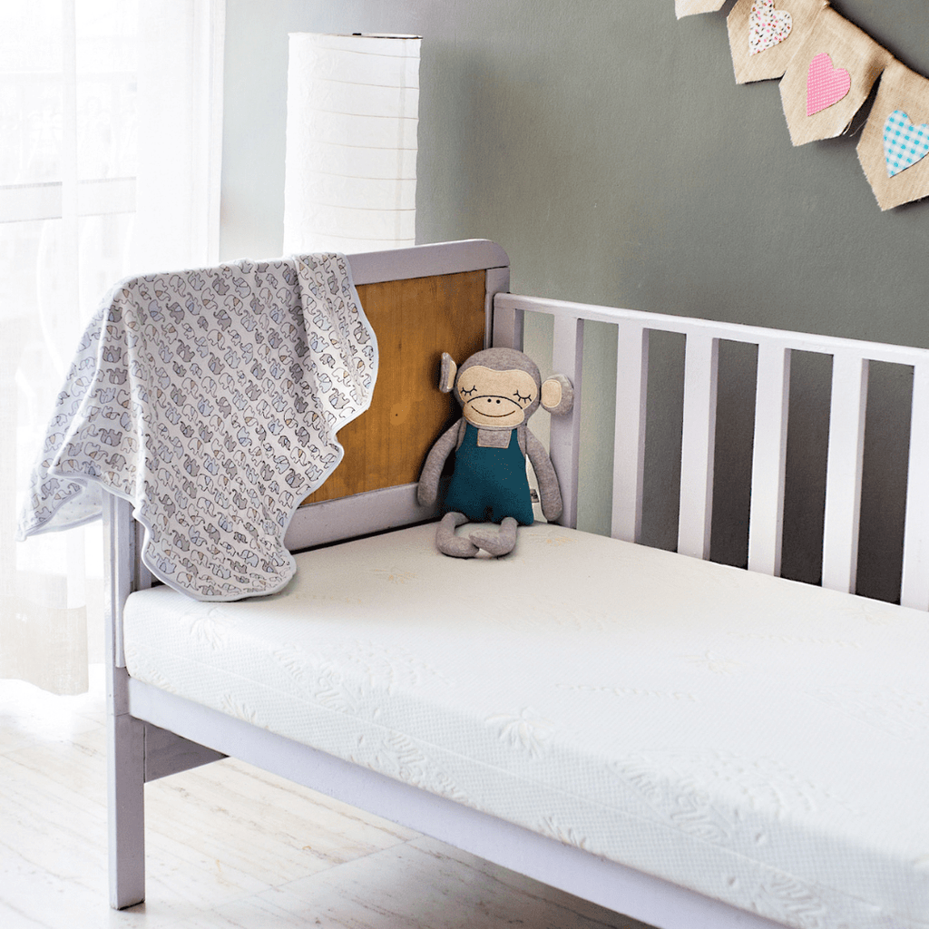 Memory foam mattress top topper for baby crib