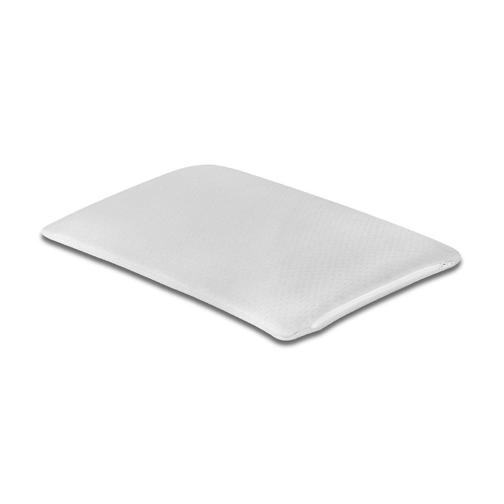 Aspen - Cooling Gel Memory Foam Pillow - Regular - Medium Firm Pillows The White Willow 1.5"H-Standard Size-Ultra Low Height White Pack of 2